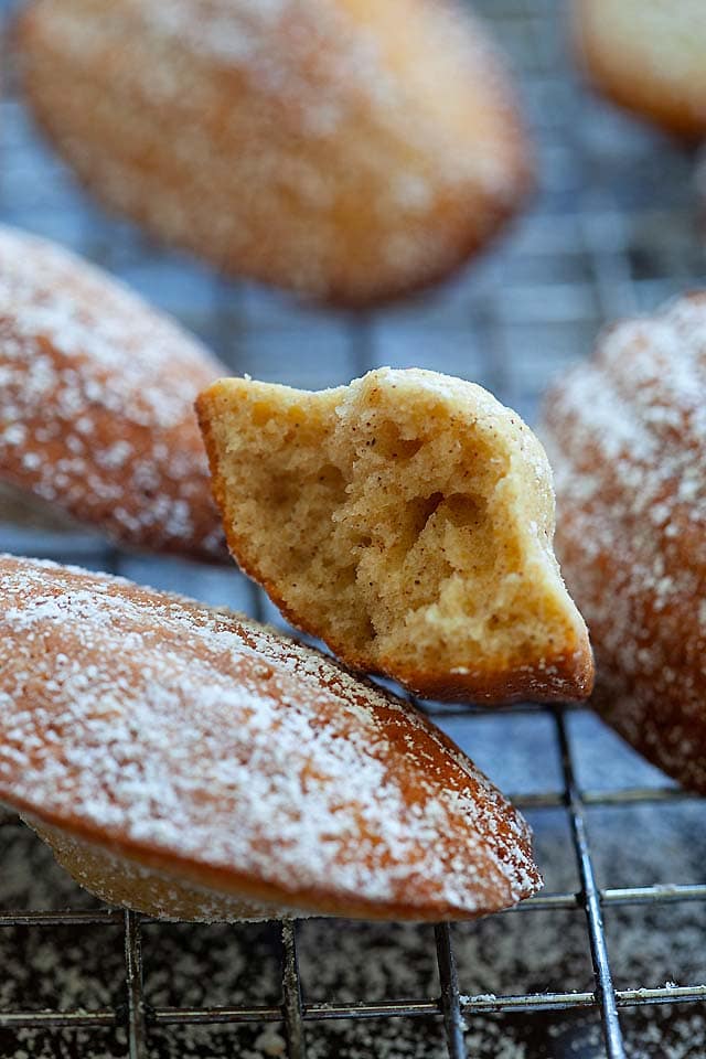 Pumpkin spice madeleines.