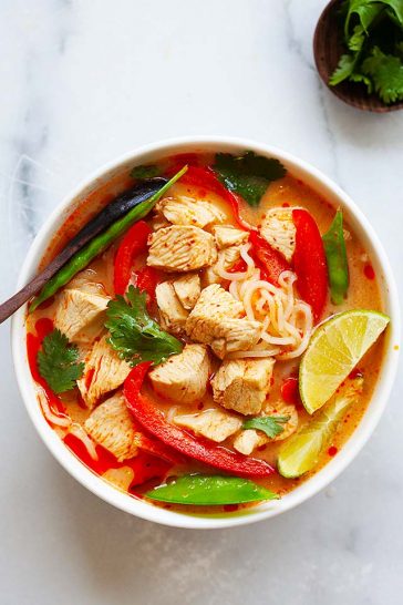 Thai Chicken Noodle Soup - Rasa Malaysia