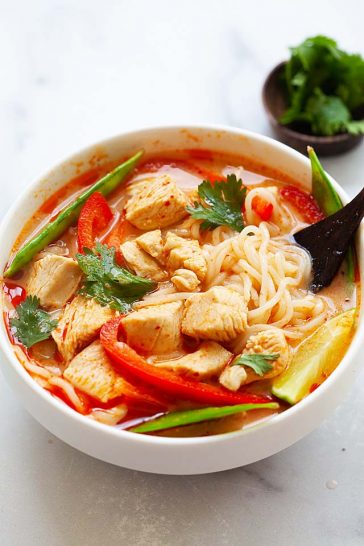 Thai Chicken Noodle Soup - Rasa Malaysia