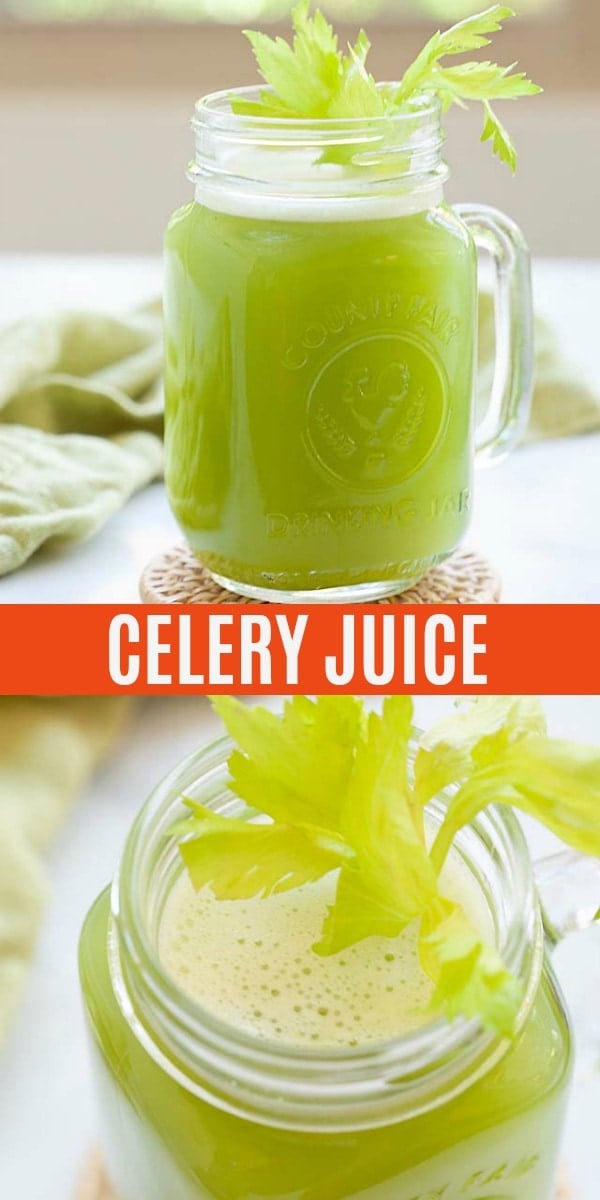 Celery Juice - celery is the world's healthiest vegetable with many health benefits. Learn the step-by-step on how to make celery juice with a blender in 5 minutes!