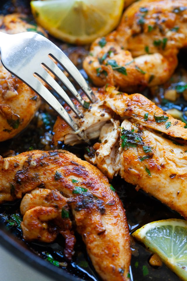 Easy GARLIC BUTTER CHICKEN TENDERS