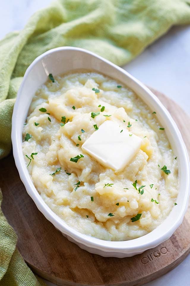 Instant pot mashed potato with Russet potatoes.