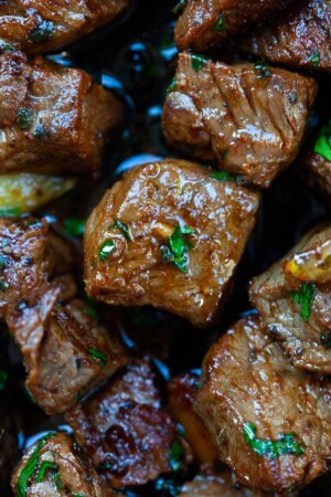 Garlic Butter Steak Bites (Extra Tender and Juicy!) - Rasa Malaysia