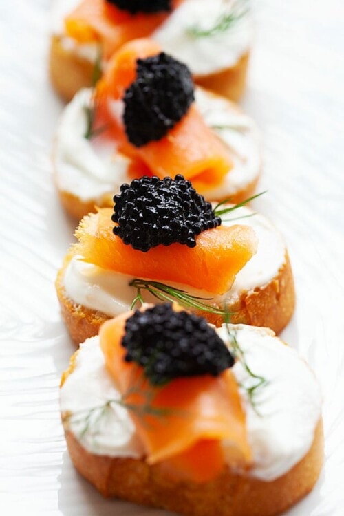Crostini (with Smoked Salmon Toppings!) Rasa Malaysia