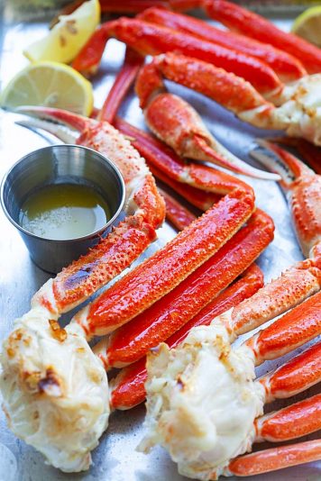 Snow Crab (Broiled with Butter and Lemon!) - Rasa Malaysia