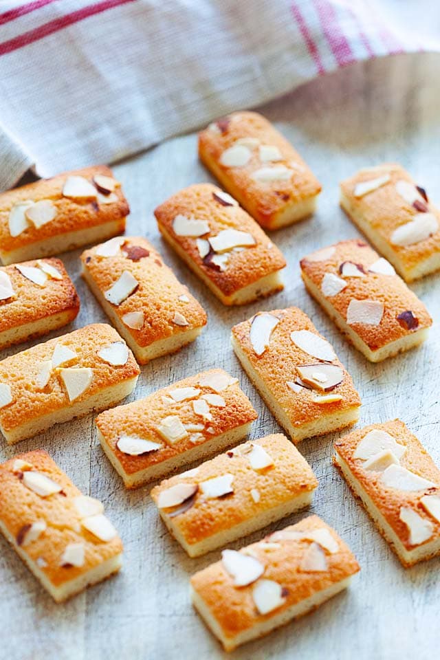 Financiers (French Almond Cakes) To get this bars of gold shape, you'll  want to use a Financier pan