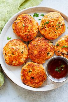 Salmon Patties (with Fresh Salmon!) - Salmon Cakes - Rasa Malaysia