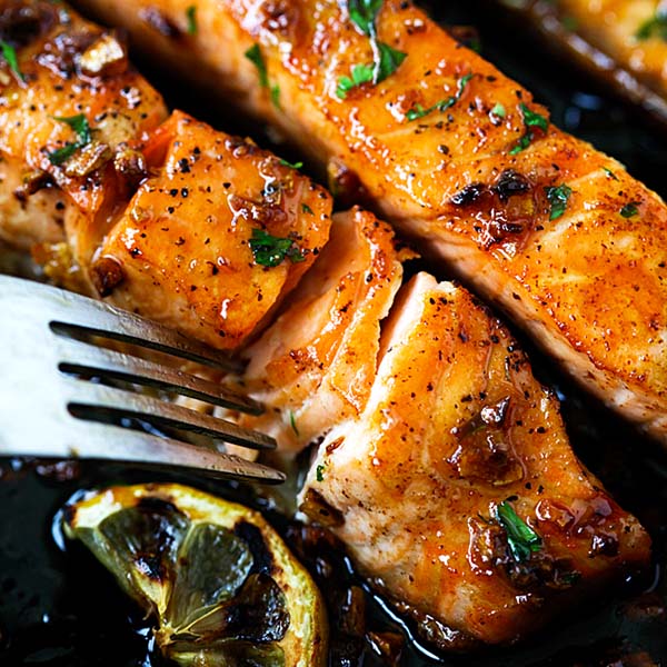 easy honey glazed salmon recipe