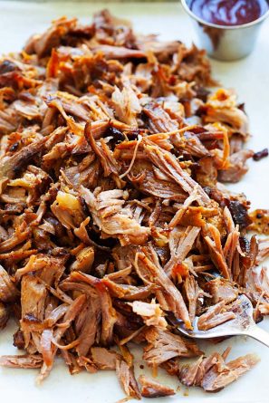 Pulled Pork - Smoked Pulled Pork - Rasa Malaysia