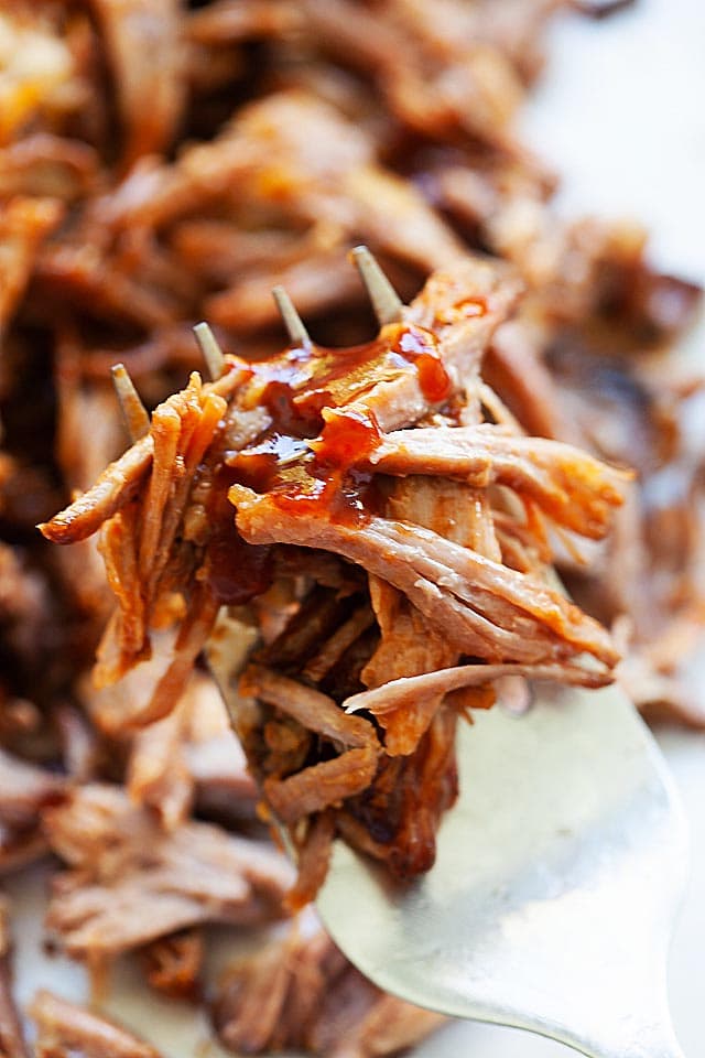 Best pulled pork recipe with fall-off-the-bone pulled pork..