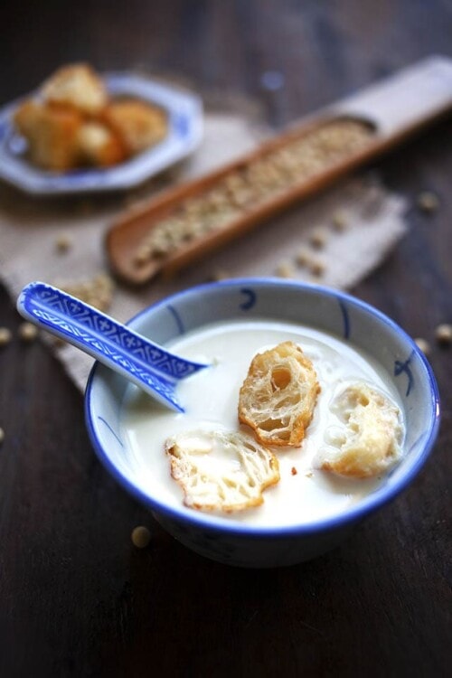 Soy Milk How to Make Chinese Soy Milk Rasa Malaysia