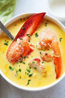 Lobster Bisque - The Best Lobster Bisque Soup - Rasa Malaysia