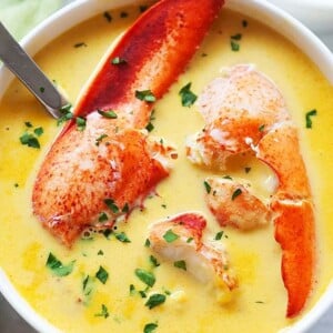 Lobster bisque.