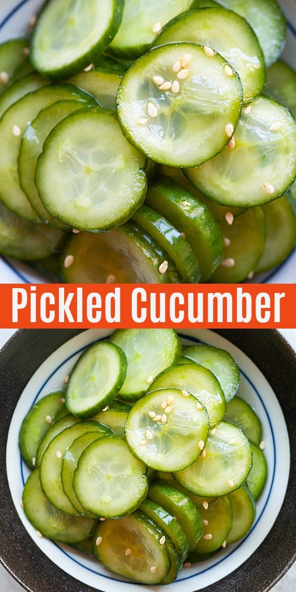 Pickled cucumber is a refreshing and healthy salad served as an appetizer. Learn how to pickle cucumbers with this easy and fail-proof recipe.