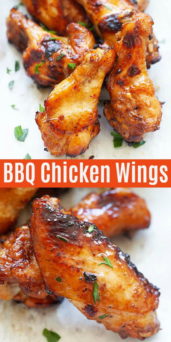 BBQ Chicken Wings - BBQ Wings - Rasa Malaysia