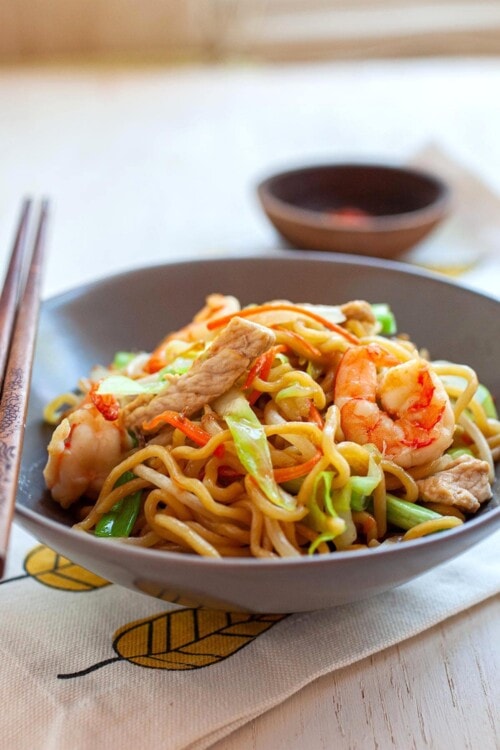 Chow Mein (The BEST Recipe Online!!) - Rasa Malaysia