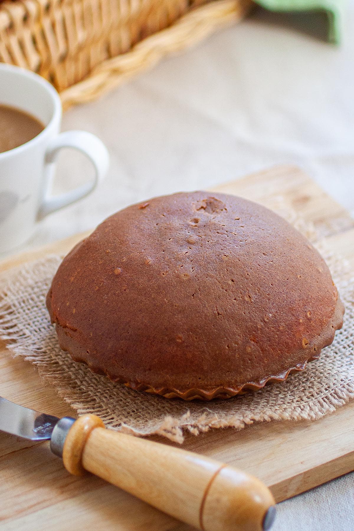 Mexican coffee bun/rotiboy is a sweet bun with coffee topping and butter filling. It's popular in Malaysia and Asia. Easy Mexican coffee bun recipe. | rasamalaysia.com