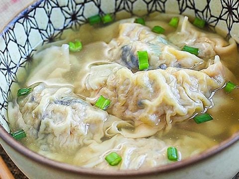 Pork Dumpling Soup Delicious Chinese Recipe Rasa Malaysia