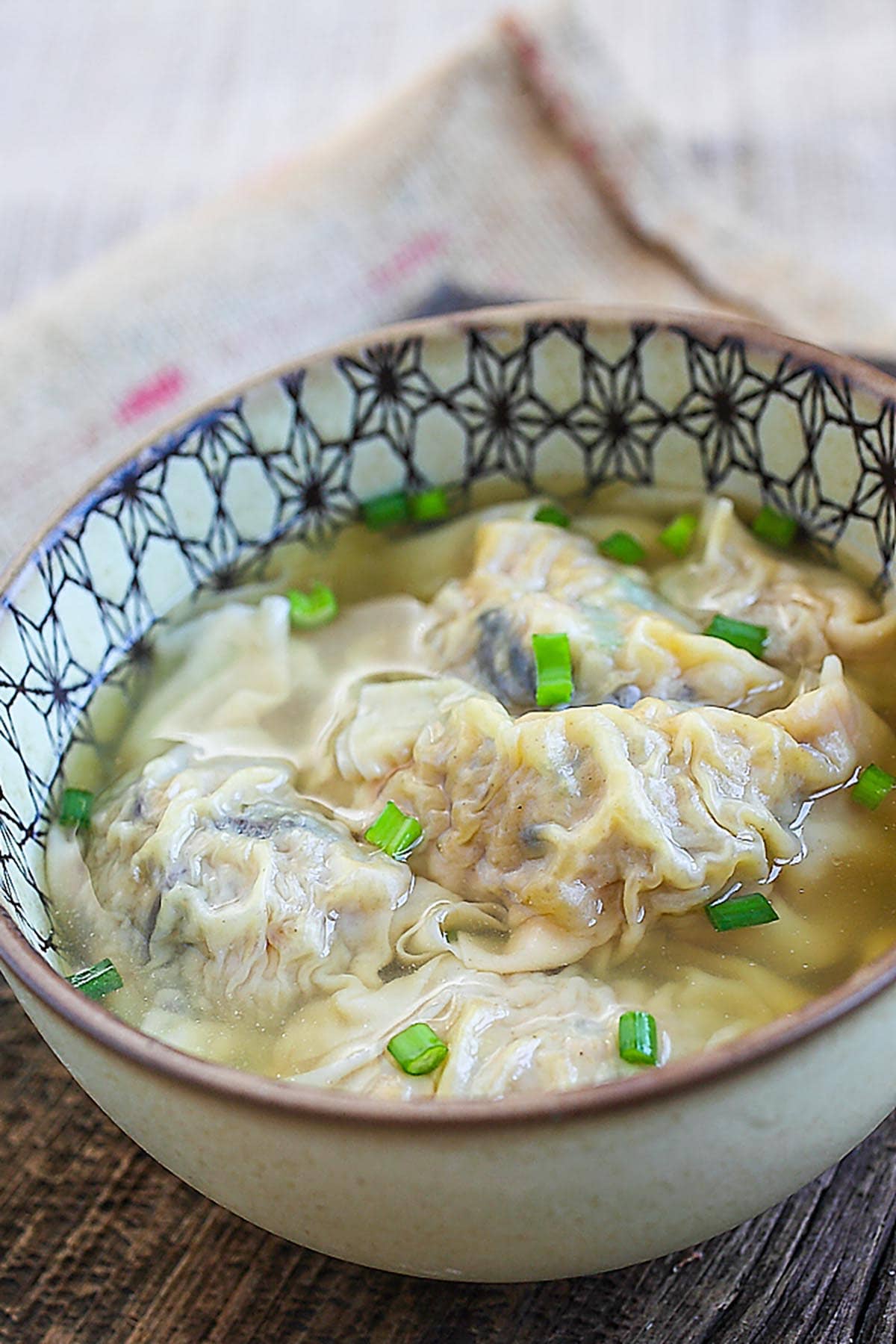 pork dumplings soup.