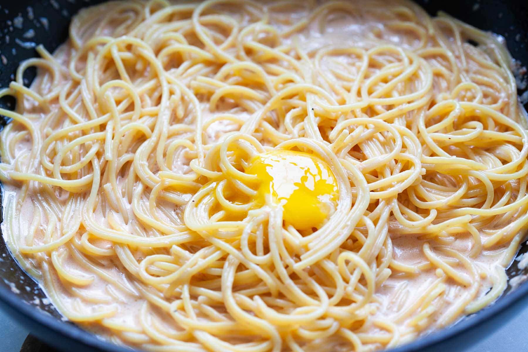Meitako pasta with Meitako sauce.