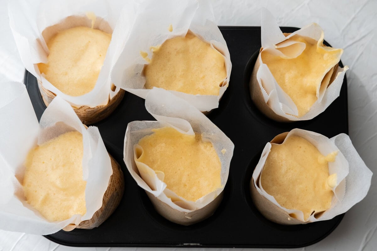 Transfer the batter into the muffin cups and bake for 20 minutes. 