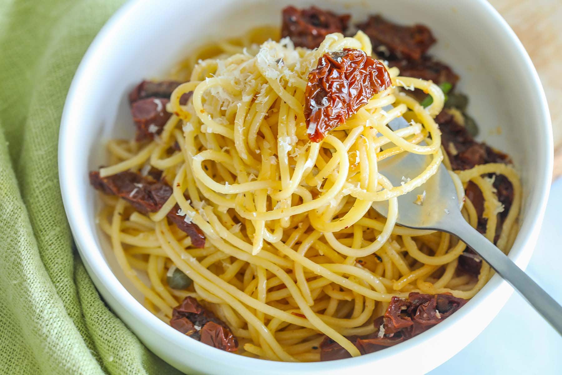 Sun-Dried Tomato Spaghetti Recipe