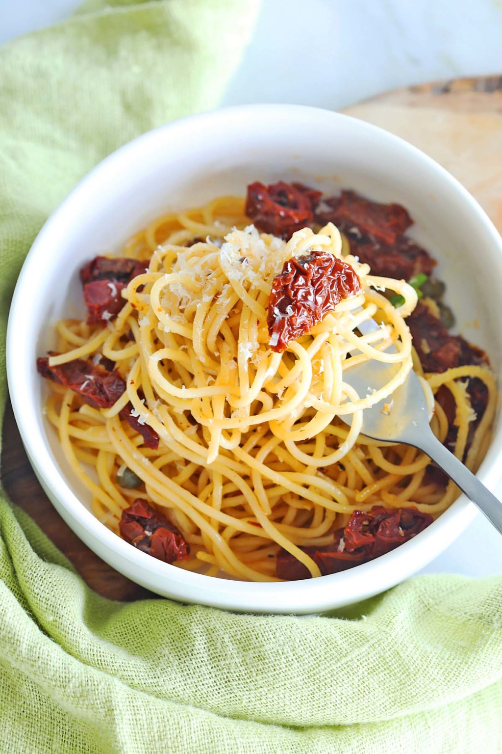 Sun Dried Tomato Pasta - Rasa Malaysia