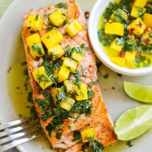 Honey Mustard Baked Salmon Extra Tender And Moist Rasa Malaysia 