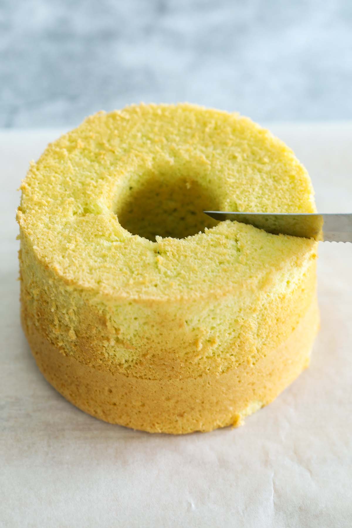 Pandan Chiffon Cake.