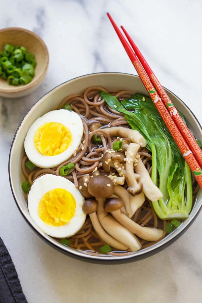 15 Minute Soba Noodle Soup Rasa Malaysia