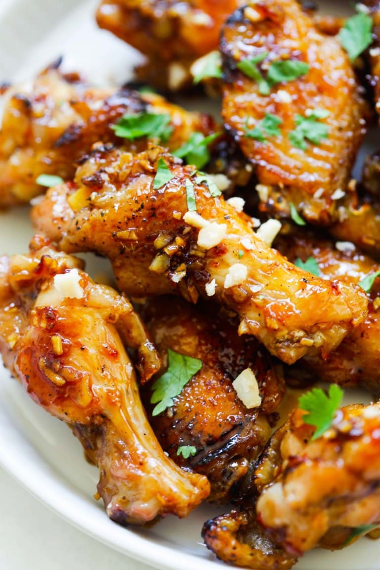 Sticky Asian Chicken Wings - Rasa Malaysia