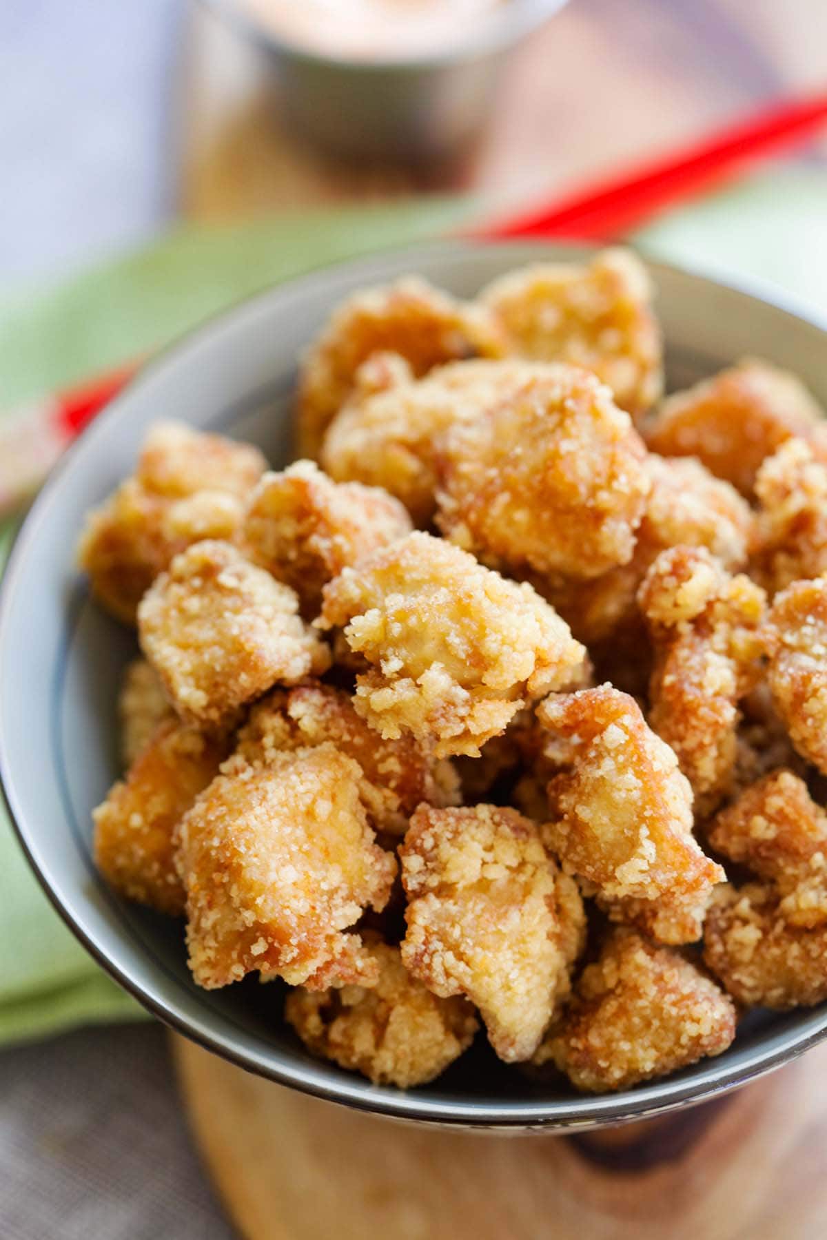 Chicken Karaage (Sesame Fried Chicken) - Rasa Malaysia