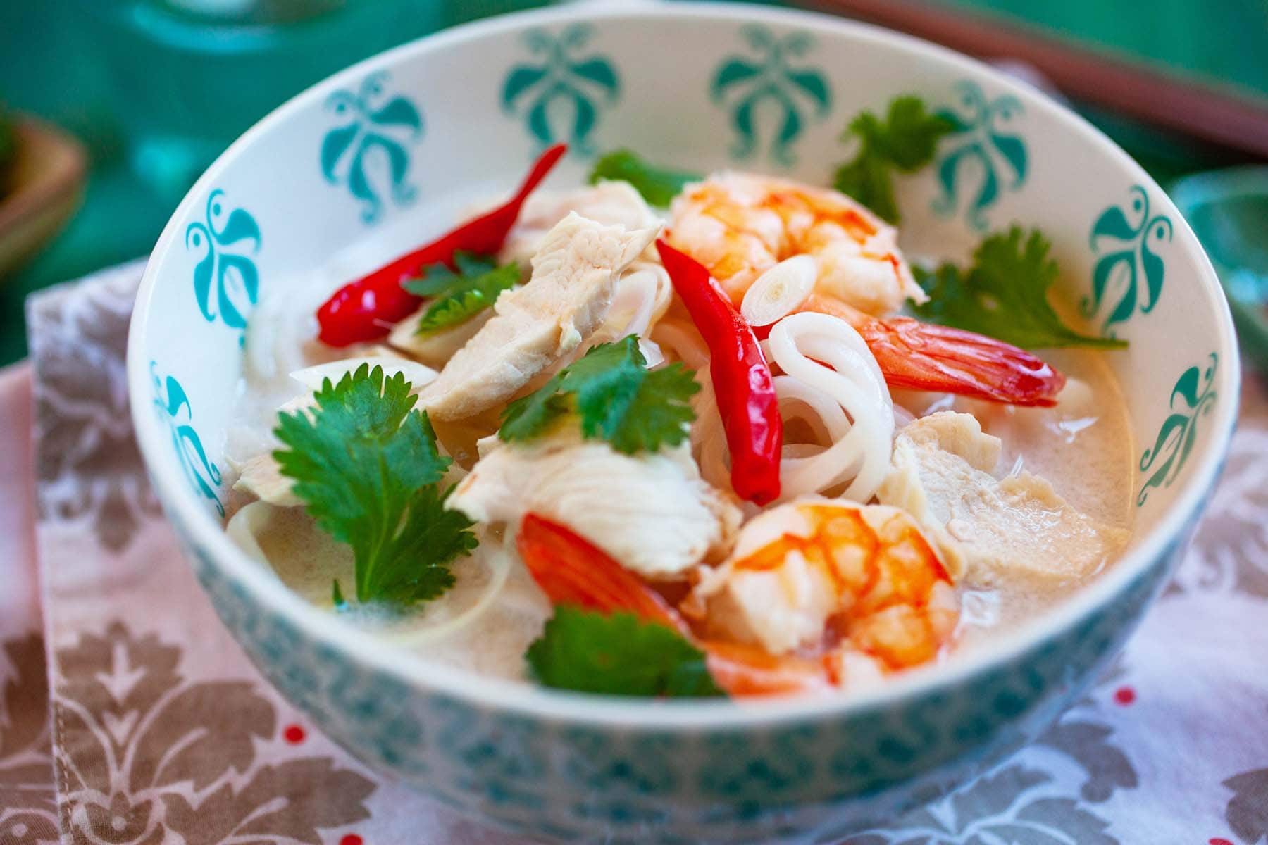 Coconut Lime Noodle Soup Rasa Malaysia