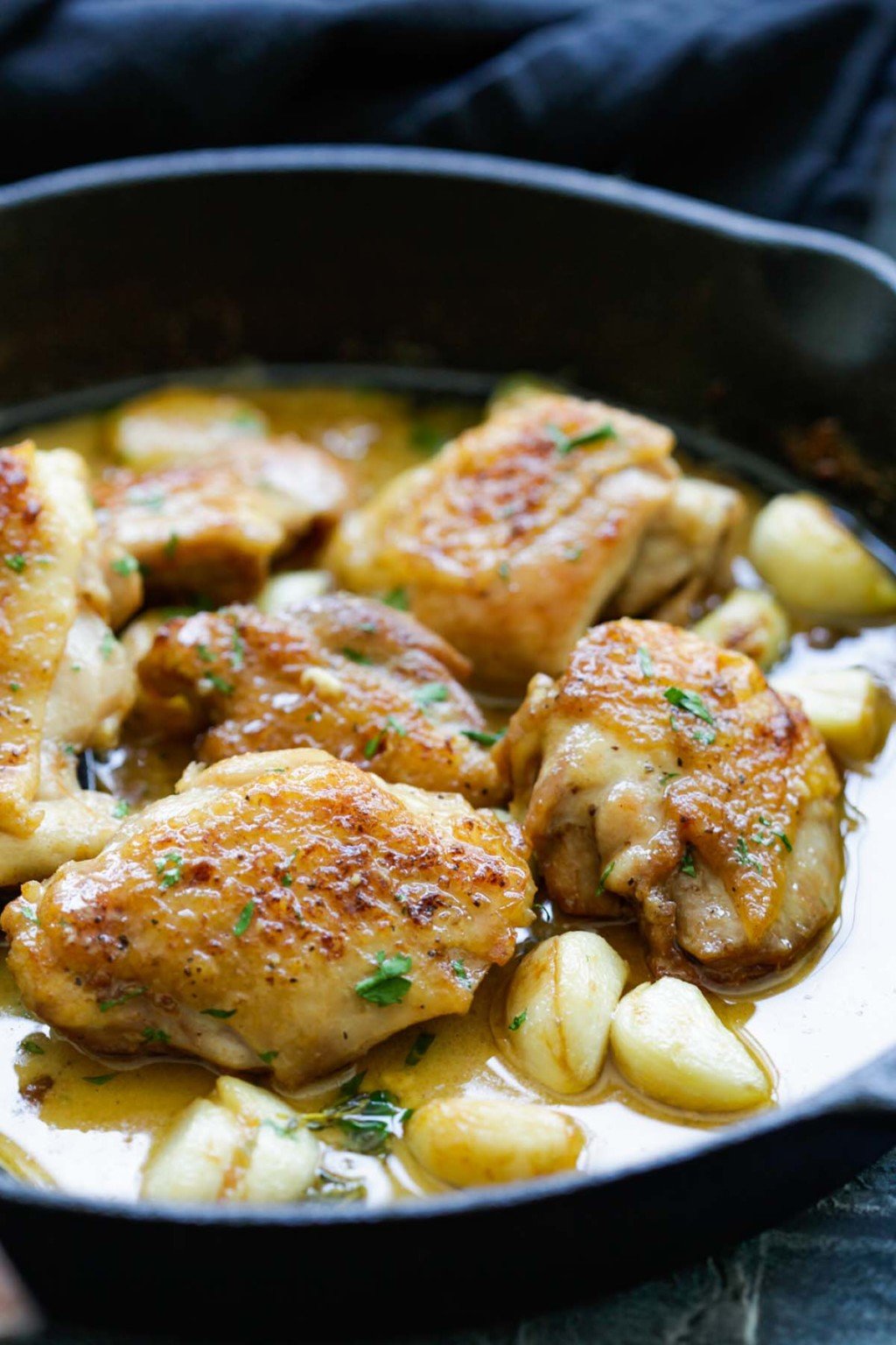 Creamy Garlic Chicken - Rasa Malaysia