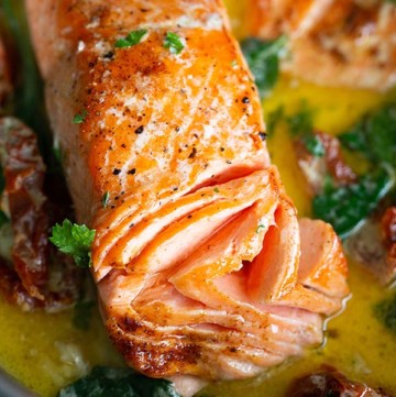 Tuscan Salmon - Rasa Malaysia