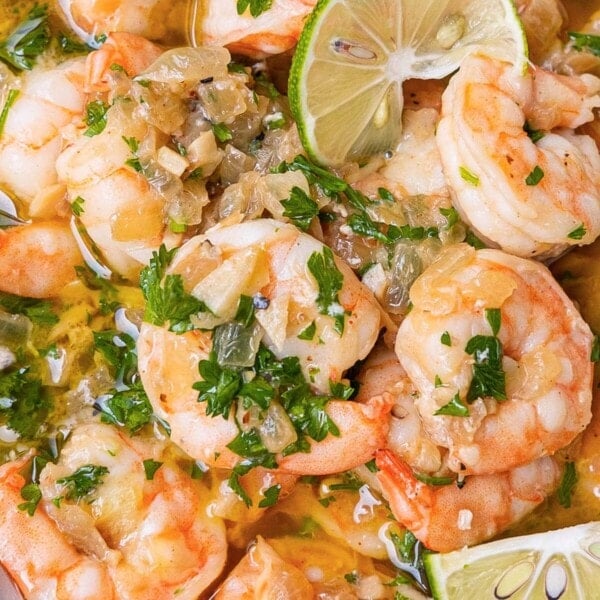 Garlic white wine shrimp recipe