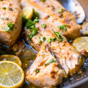 Garlic butter mahi-mahi