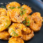 Sesame shrimp recipe.