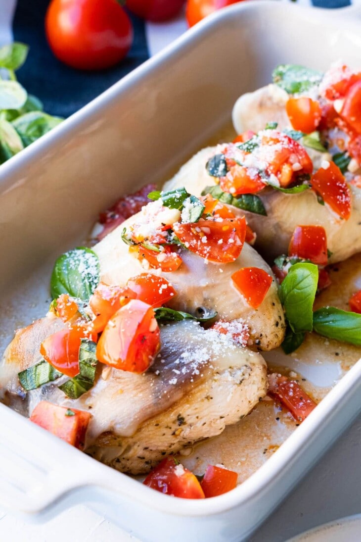 Bruschetta Chicken - Rasa Malaysia