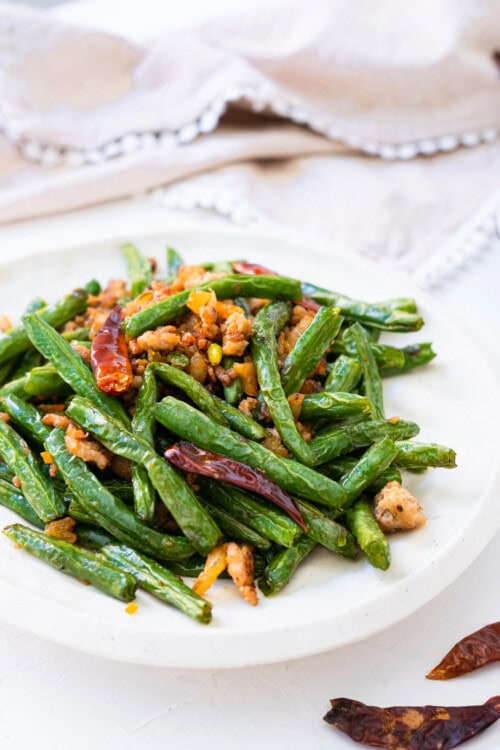 Sichuan Green Beans - Rasa Malaysia