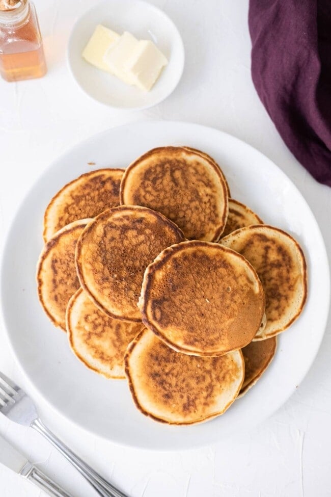 Queen Elizabeth II's Drop Scones (Scotch Pancakes) - Rasa Malaysia