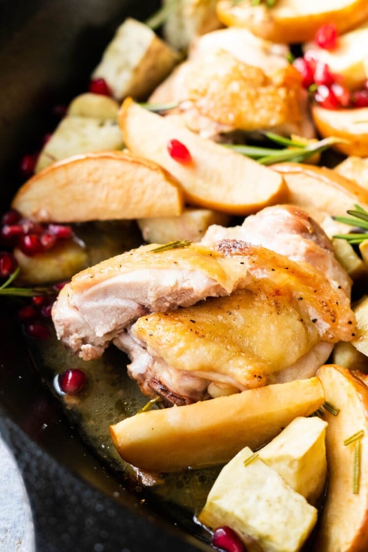 Apple Cider Glazed Chicken Thighs Rasa Malaysia