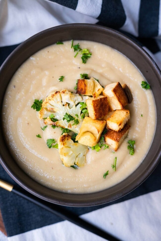 Creamy Cauliflower Soup - Rasa Malaysia