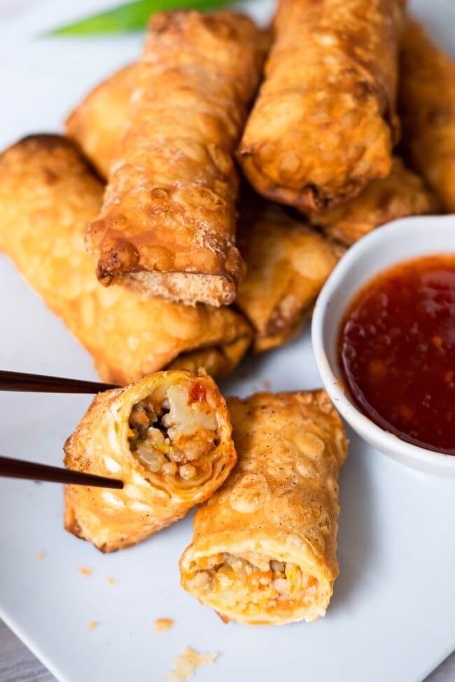 Chicken Egg Rolls - Rasa Malaysia