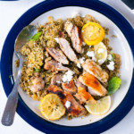 Greek chicken and rice recipe.