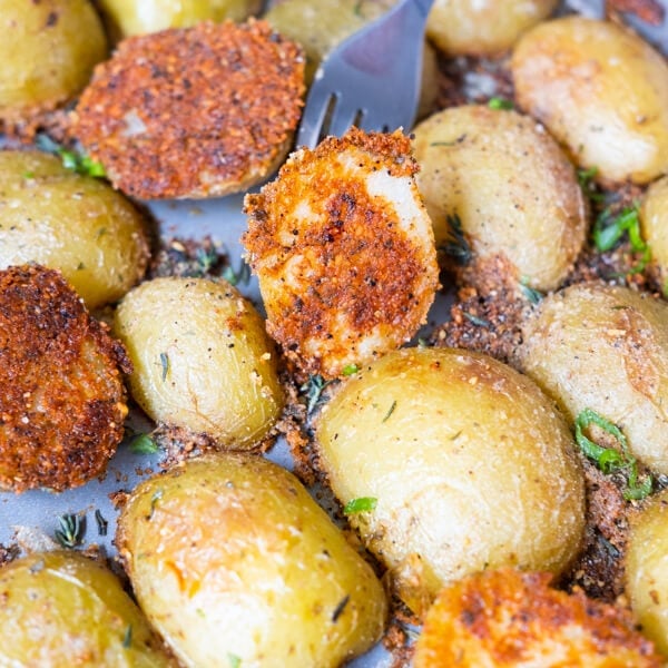 Parmesan Crusted Potatoes-image