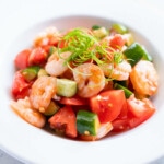 Tomato and shrimp salad recipe.