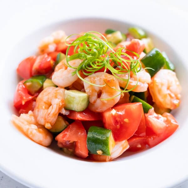 Tomato And Shrimp Salad