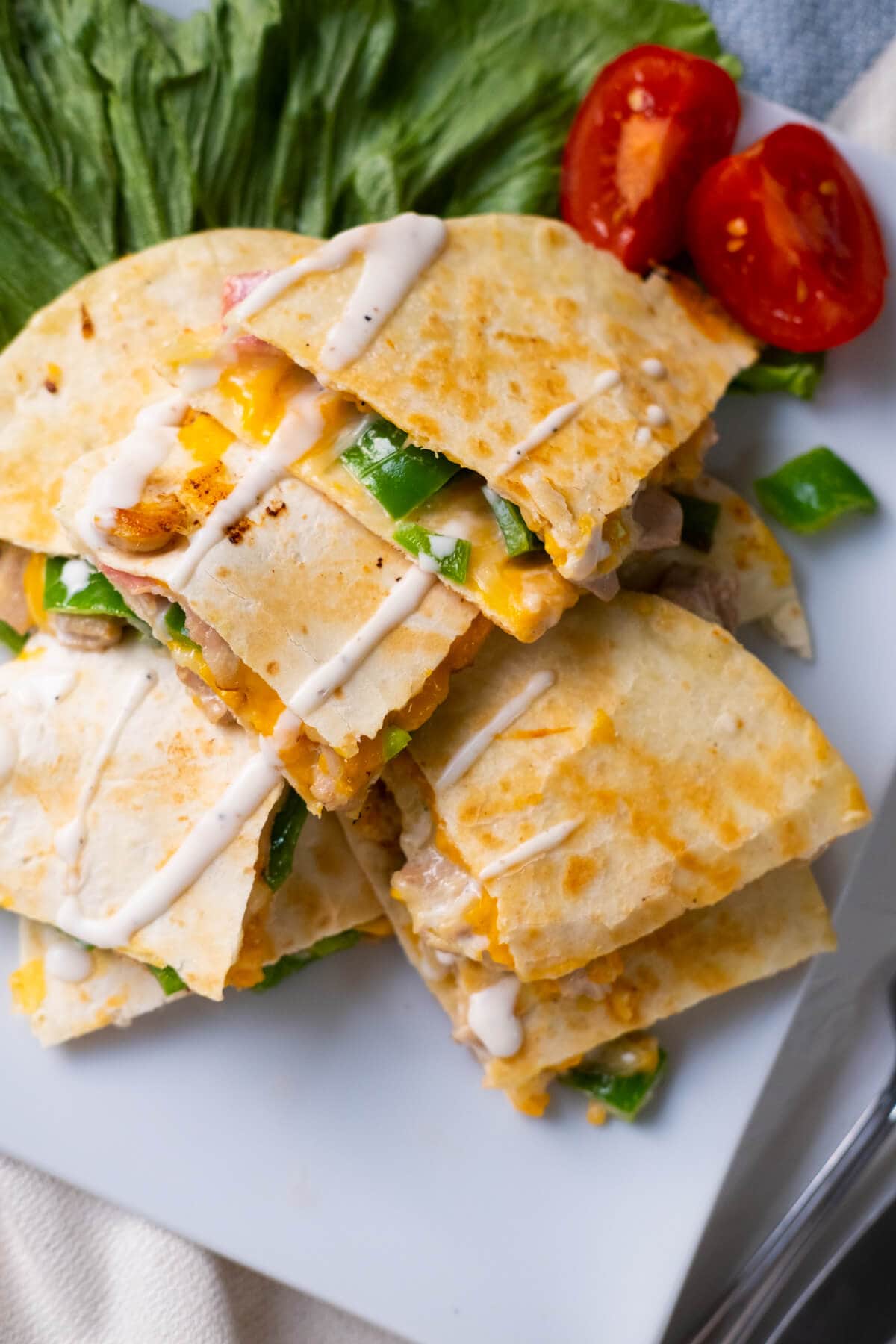 Chicken And Bacon Quesadilla - Rasa Malaysia