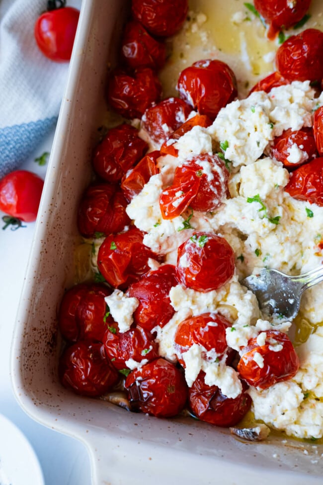 Baked Tomato And Feta - Rasa Malaysia